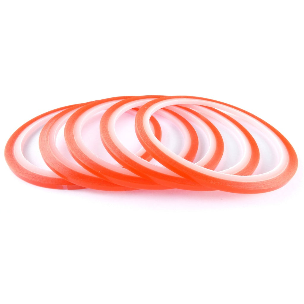 Sticky Red Double Sided Tape - 3mm x 5 Rolls