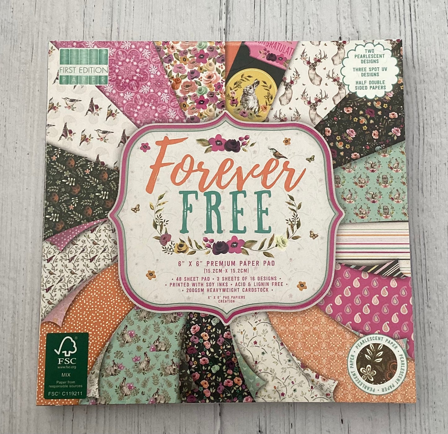 First Edition Forever Free 6x6 Paper Pad