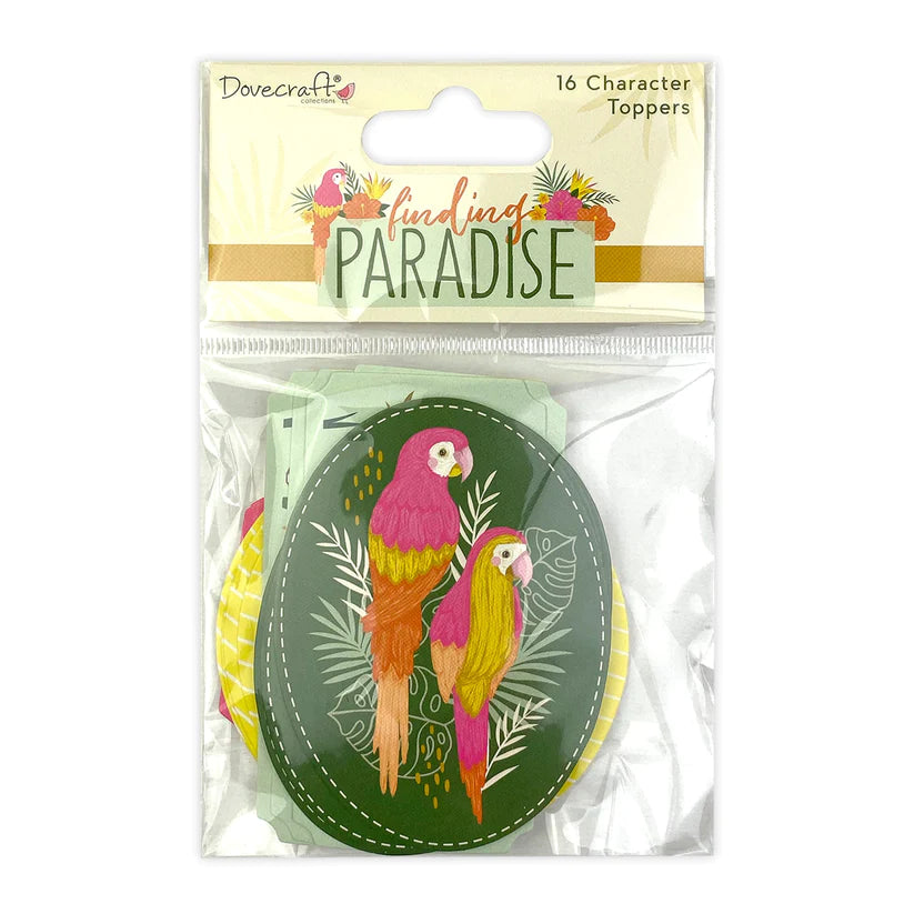 Dovecraft Finding Paradise Toppers x16 - Inspire Creationz, Beeston, Nottinghamshire