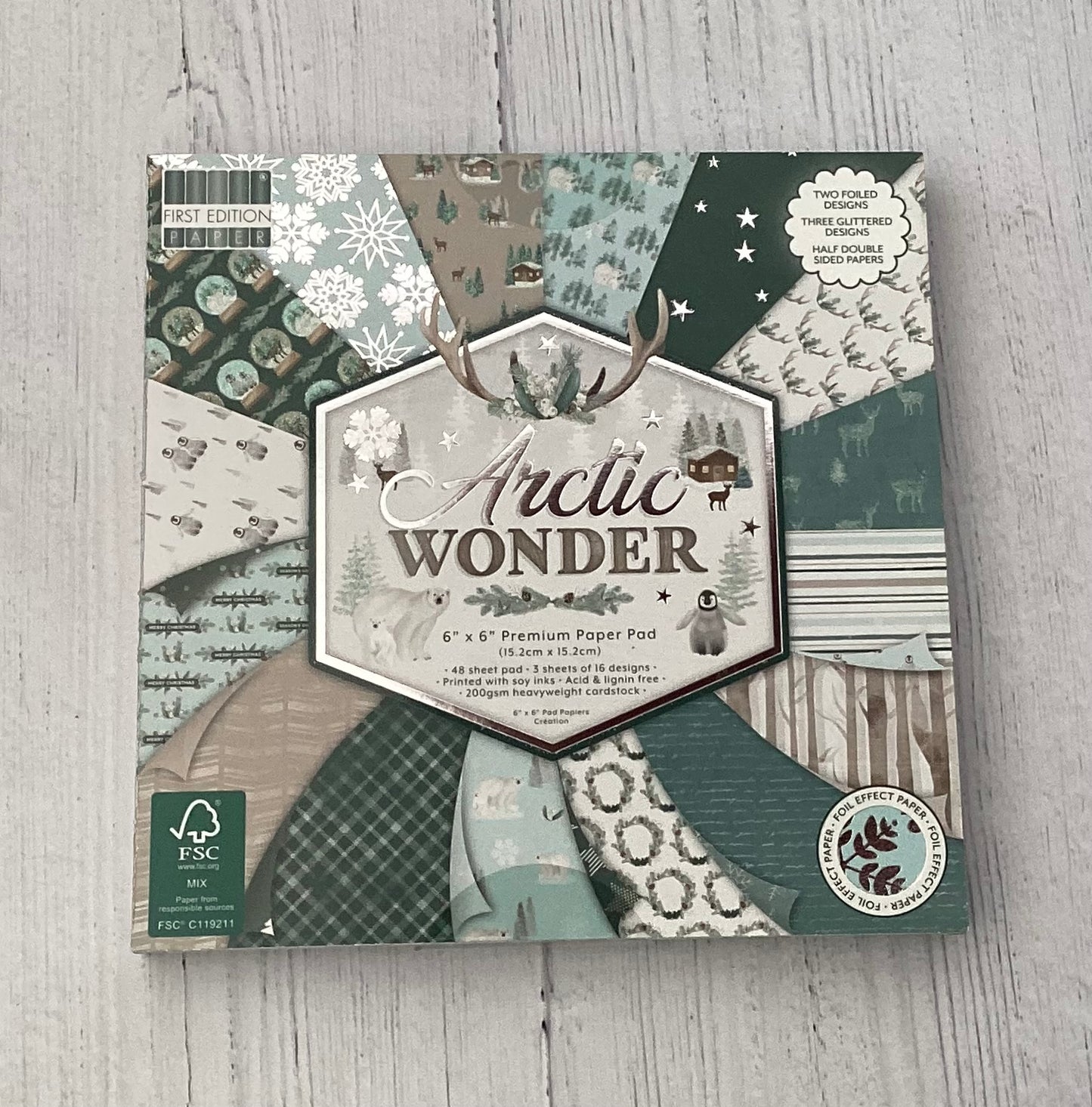 First Edition Arctic Wonder 6x6 Paper Pad