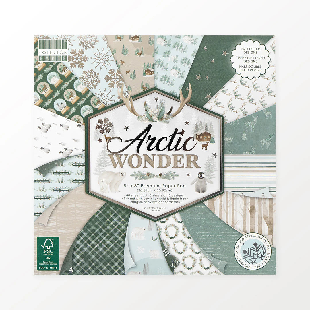 First Edition Arctic Wonder 8x8 Paper Pad