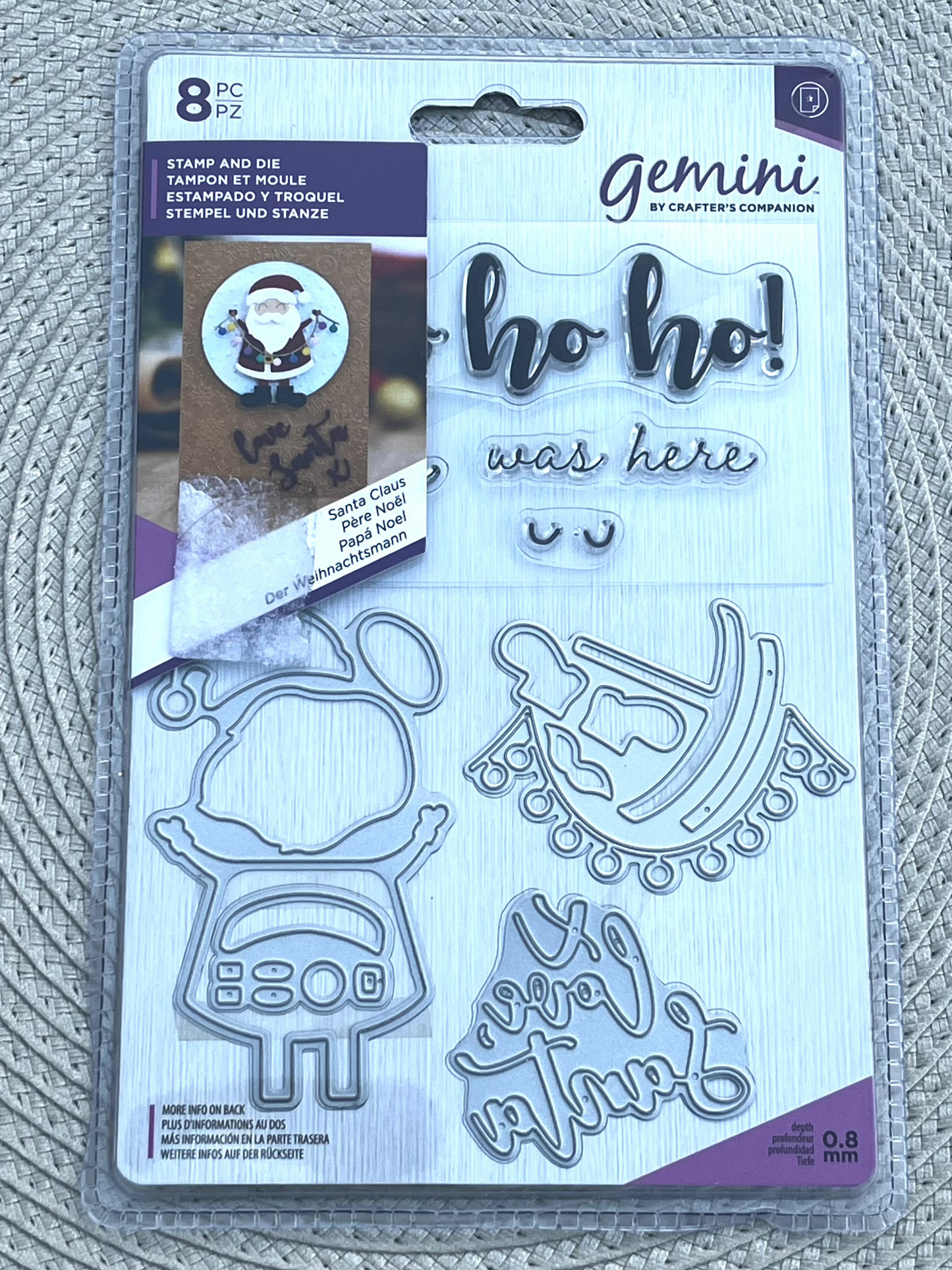 Gemini Santa Claus Stamp and Die Set