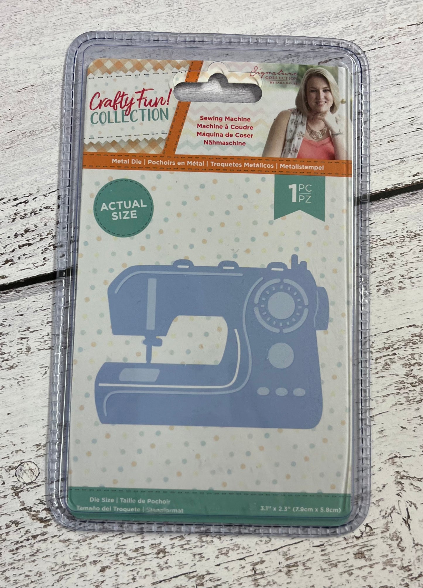 Sara Davies Crafty Fun Collection Sewing Machine Die Set