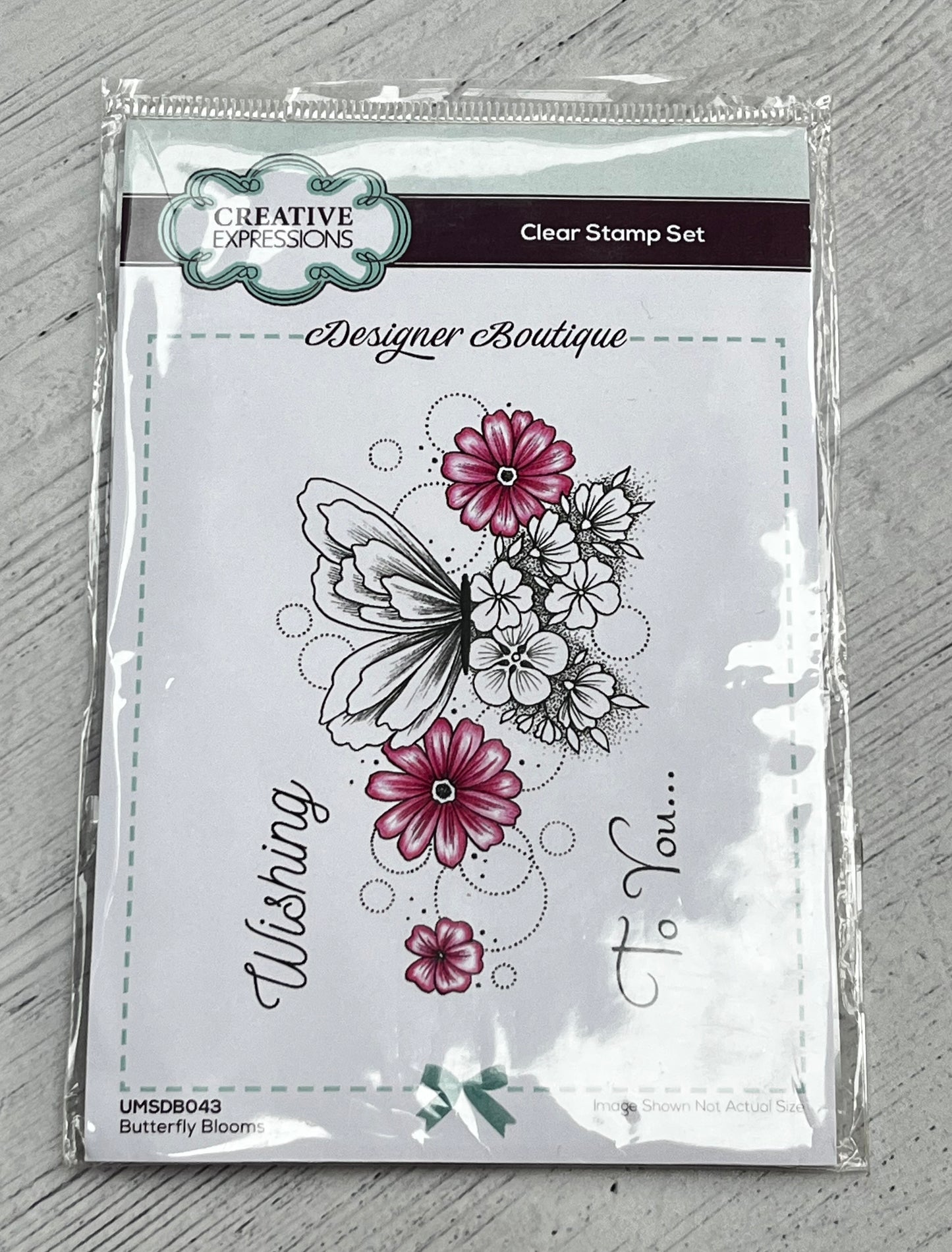 Creative Expressions Butterfly Blooms Clear Stamp Set
