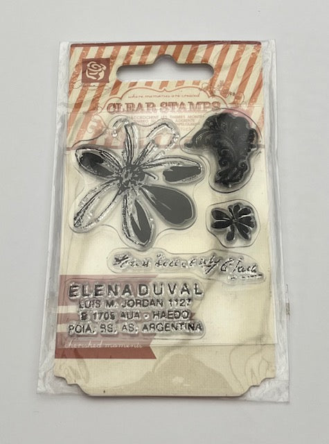 Prima Mini Background Stamps - sheet measures 6cm x 7cm