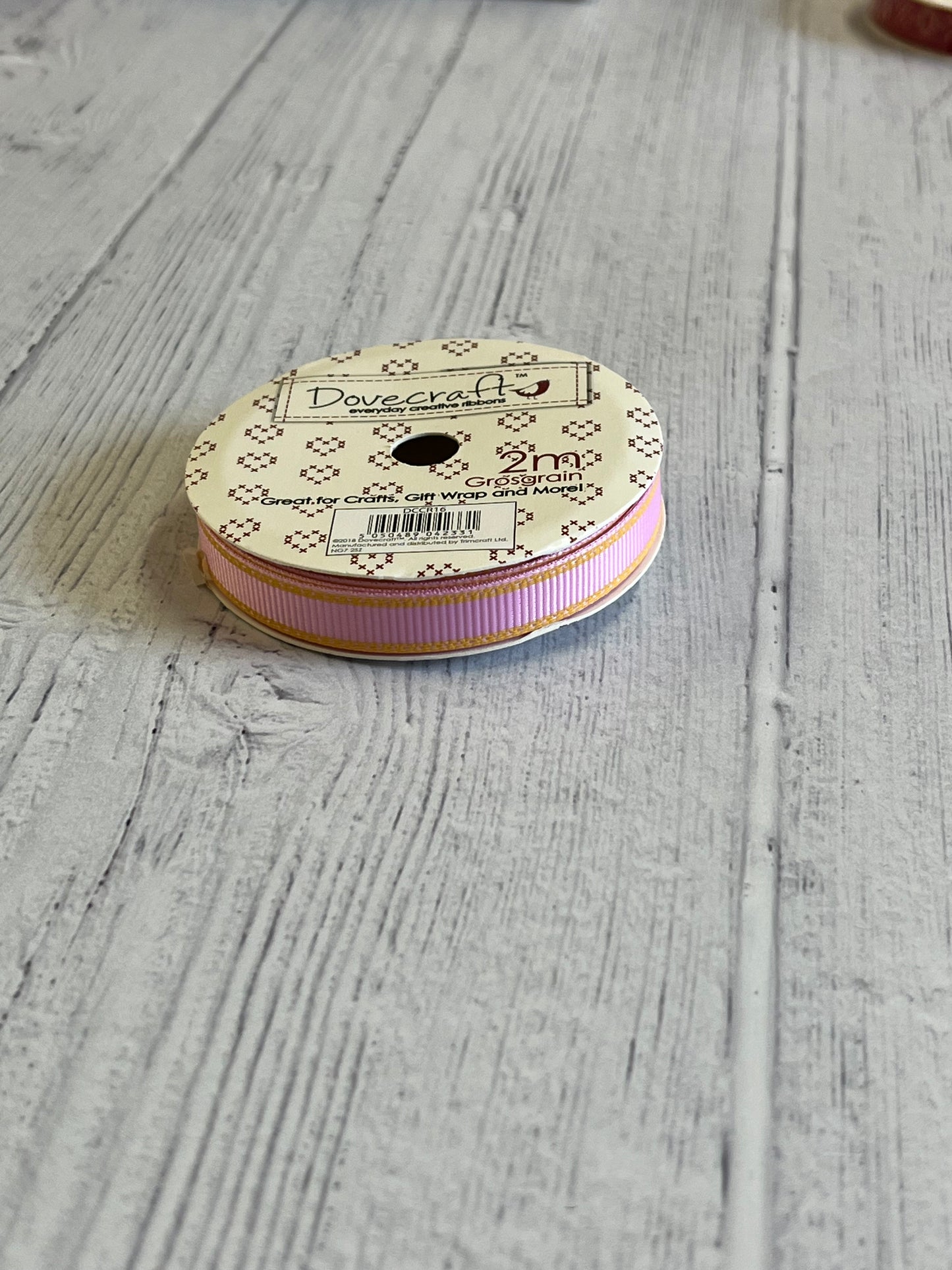 Dovecraft Grosgrain Ribbon - 2m Roll. Your Choice of Design