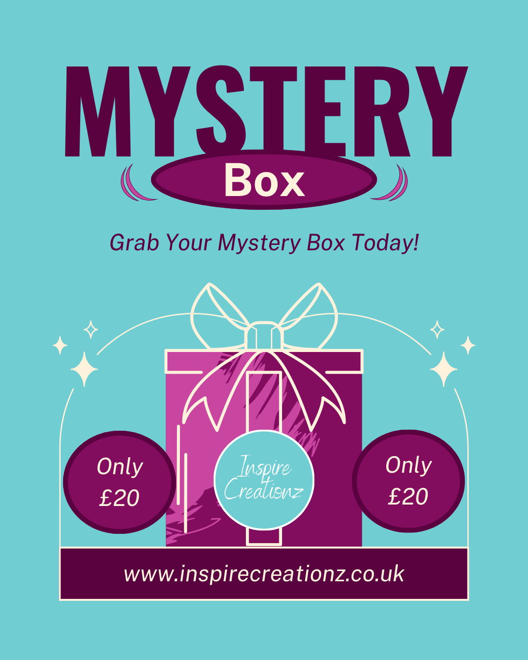 InspireCreationz Cardmaking & Scrapbooking Mystery Box - £20