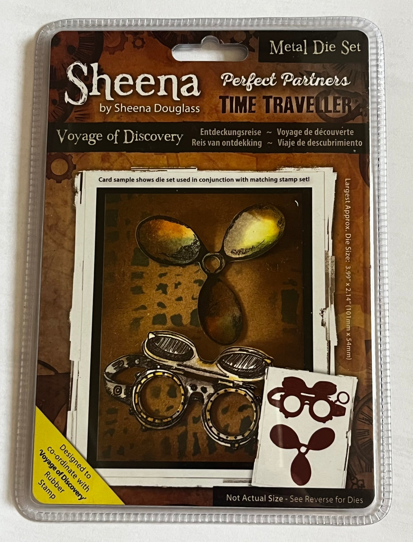 Sheena Douglas Time Traveller Voyage of Discovery Die Set - Inspire Creationz