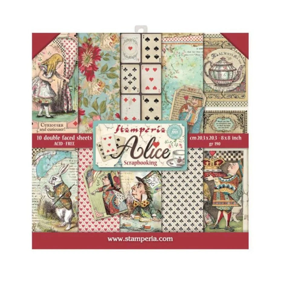 Stamperia_Alice_8x8_Inch_Paper_Pack_SBBS01_-_Inspire_Creationz