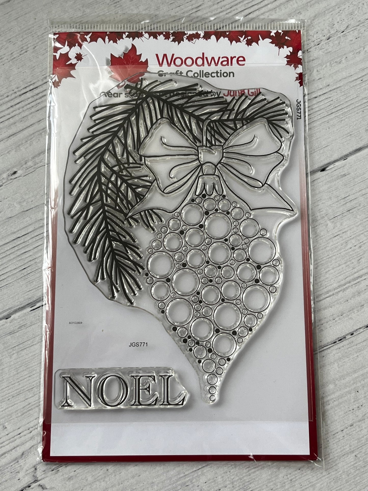 Woodware Craft Collection Bubble Bauble and Pine Branch - Inspire Creationz