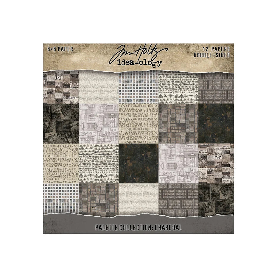 Idea-ology 8x8 Paper Pad Charcoal Collection
