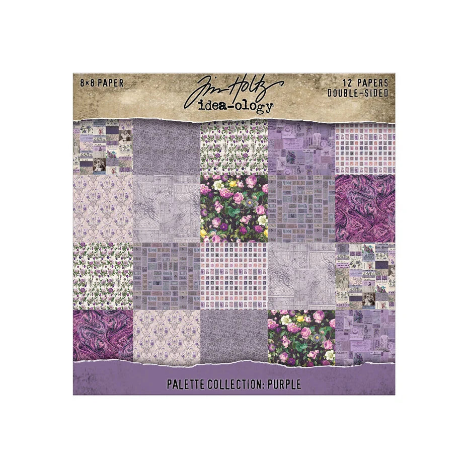 Idea-ology 8x8 Paper Pad Purple Collection