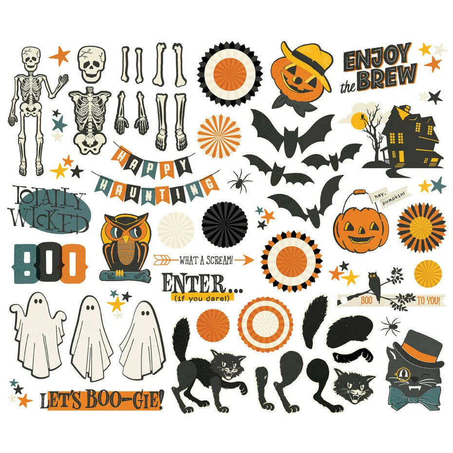 Simple Stories Vintage Scary Stories Bits & Bobs (22817)
