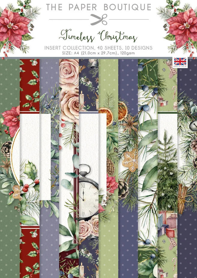 The Paper Boutique Timeless Christmas A4 Insert Collection (PB1897)