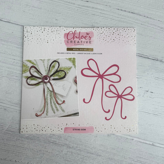 Chloes Creative Cards Metal String Bow Die Set - Inspire Creationz