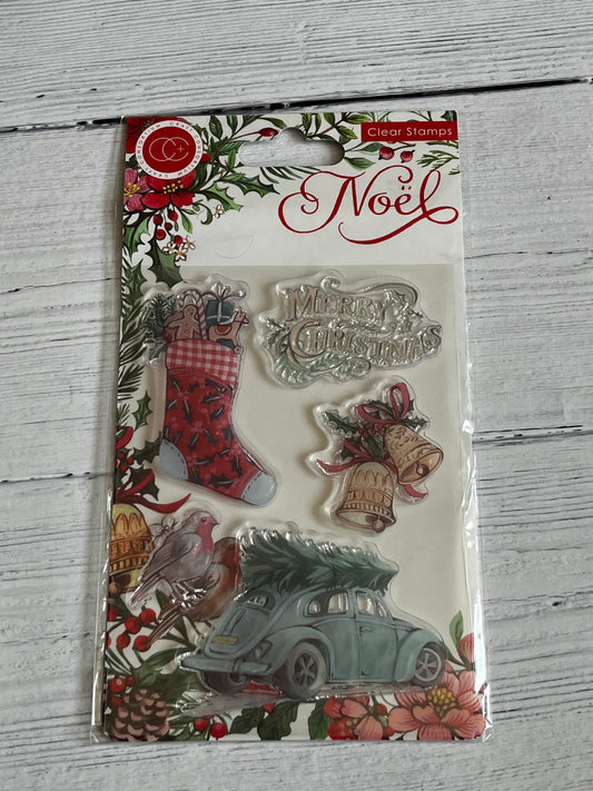 Craft Consortium Festivity Clear Stamp Set - Inspire Creationz