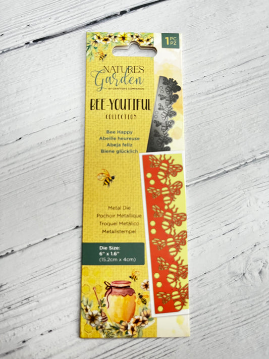 Crafters Companion Natures Garden Bee-Youtiful Collection Die Set - Inspire Creationz