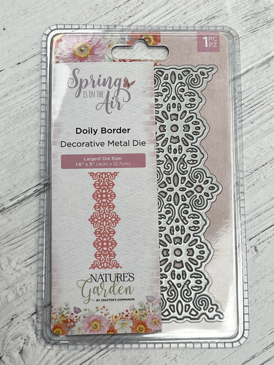 Crafters Companion Spring Is In The Air Doily Border Decorative Die - Inspire Creationz