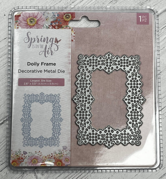 Crafters Companion Spring Is In The Air Doily Frame Decorative Die - Inspire Creationz