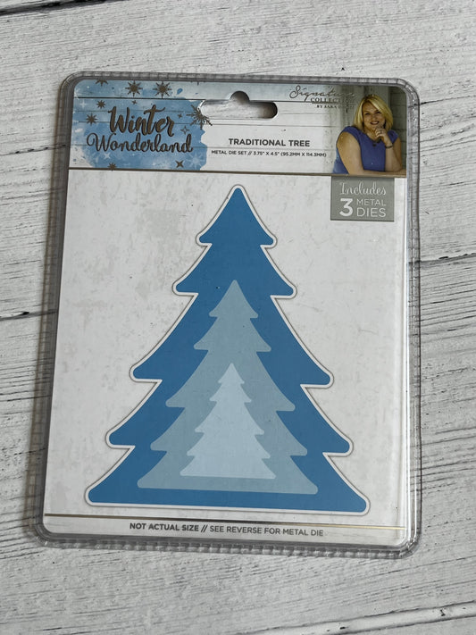 Crafters Companion Winter Wonderland Traditional Tree Dies - Inspire Creationz