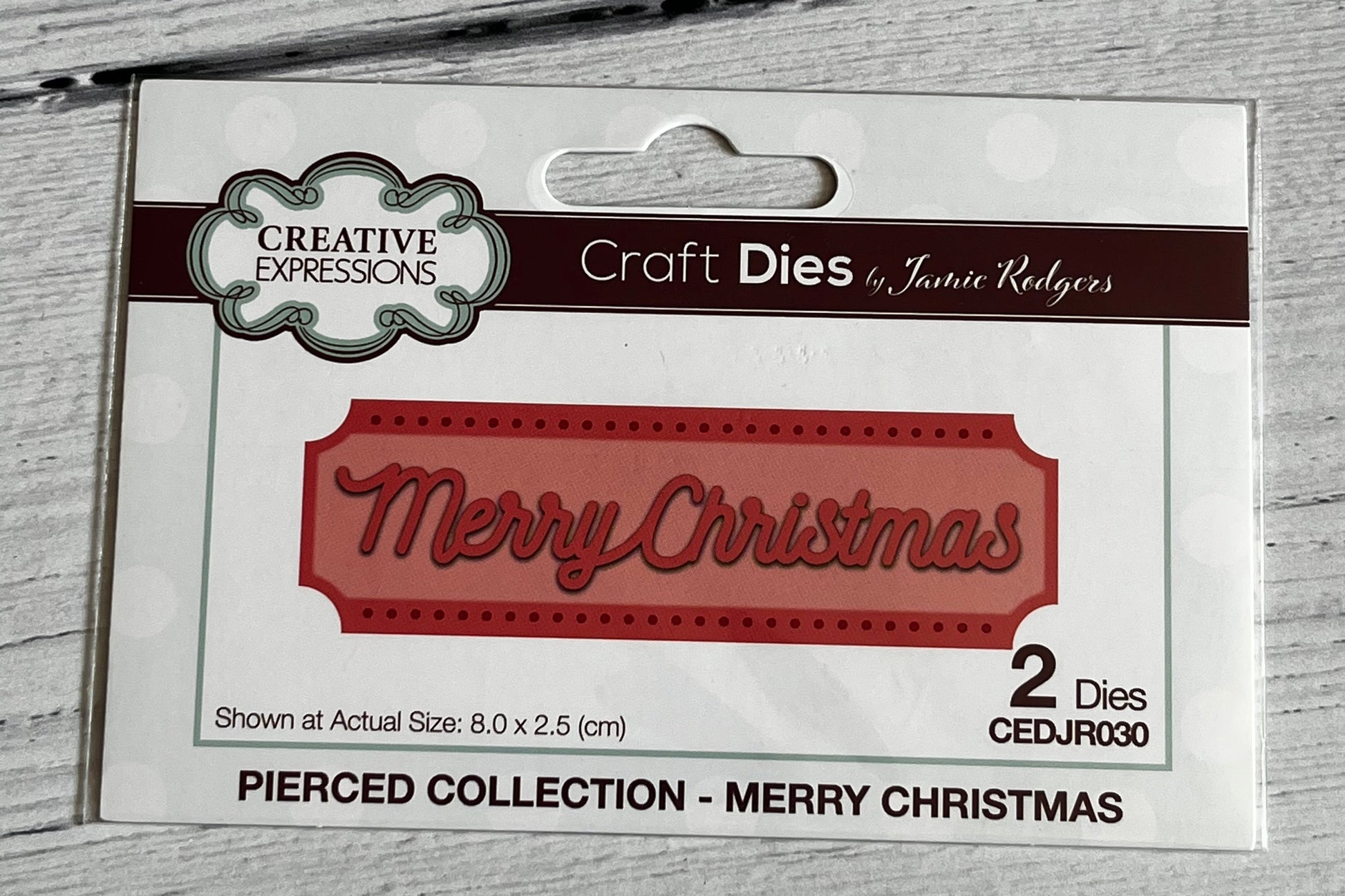 Creative Expressions Merry Christmas Craft Dies - Inspire Creationz