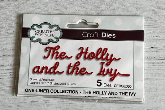 Creative Expressions The Holly and the Ivy Word Dies - Inspire Creationz