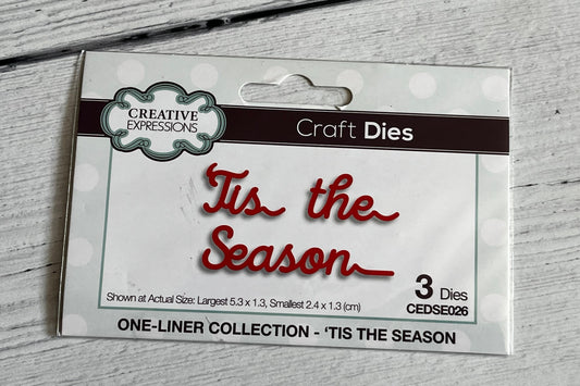 Creative Expressions Tis The Season Die - Inspire Creationz