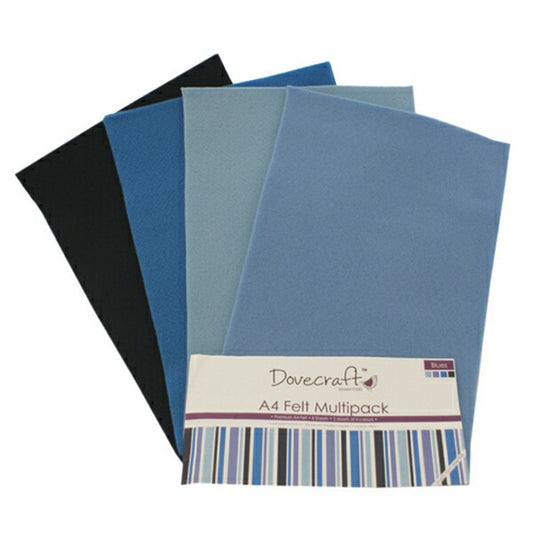 Dovecraft A4 Felt - Blue