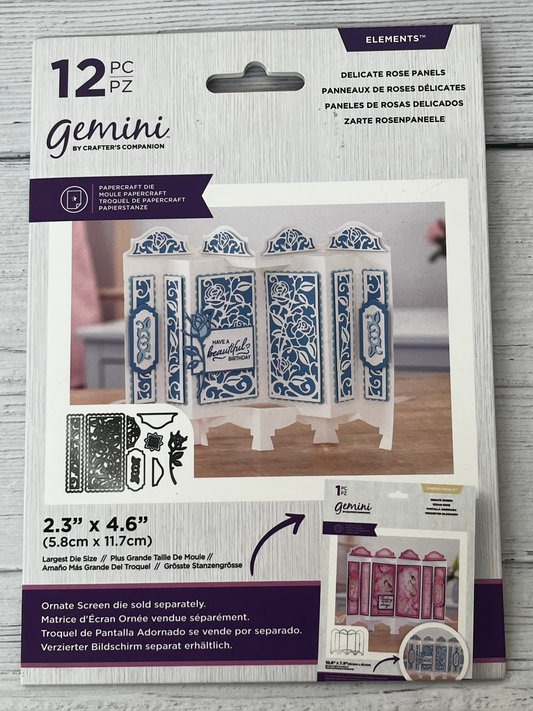 Gemini Elements Delicate Rose Papercraft Die