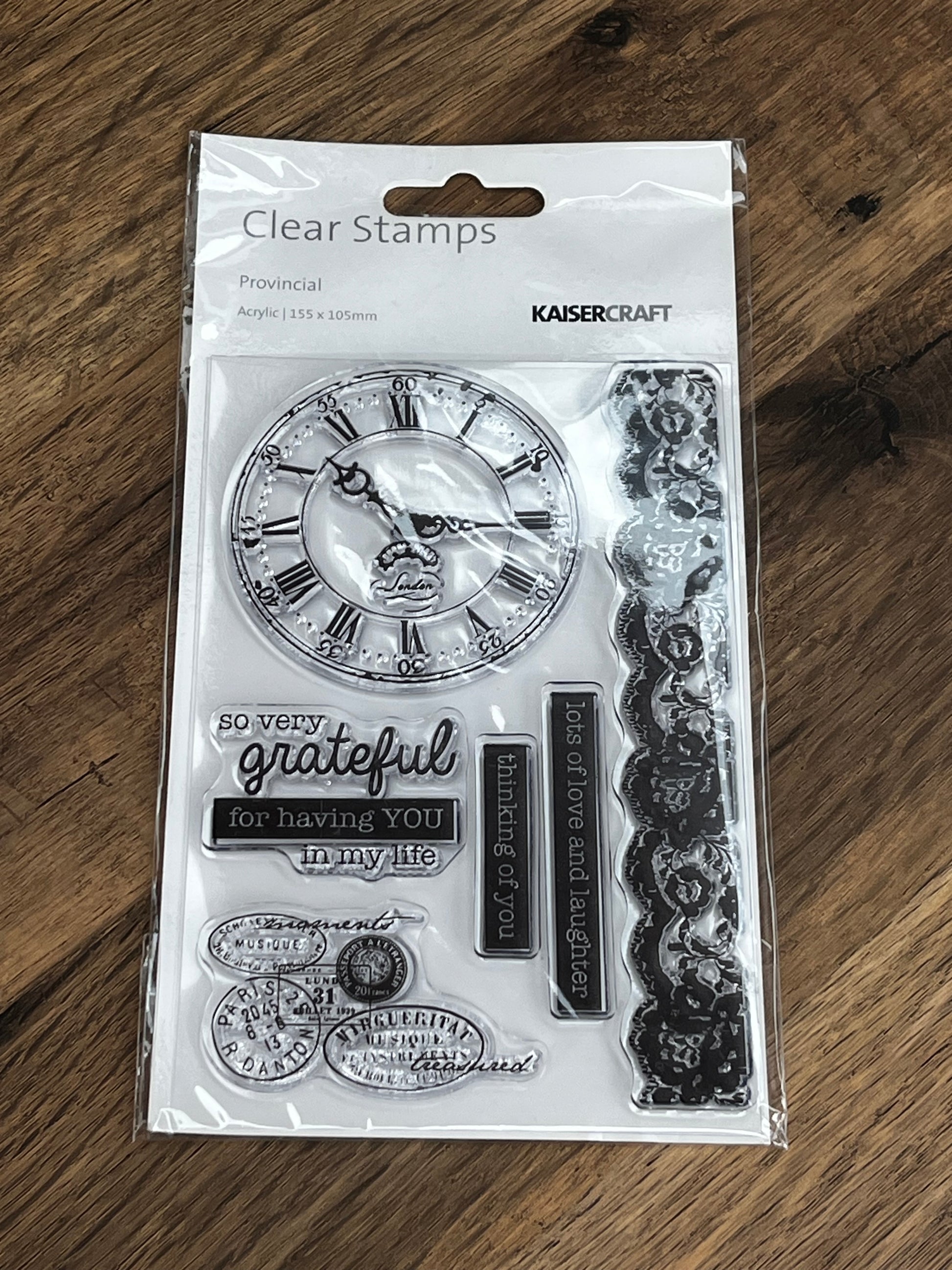 Kaisercraft Provincial Stamp Set - Inspire Creationz Craft Supplies