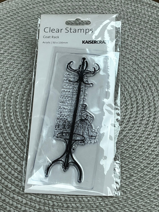 Kaisercraft Coat Rack Acrylic Stamp