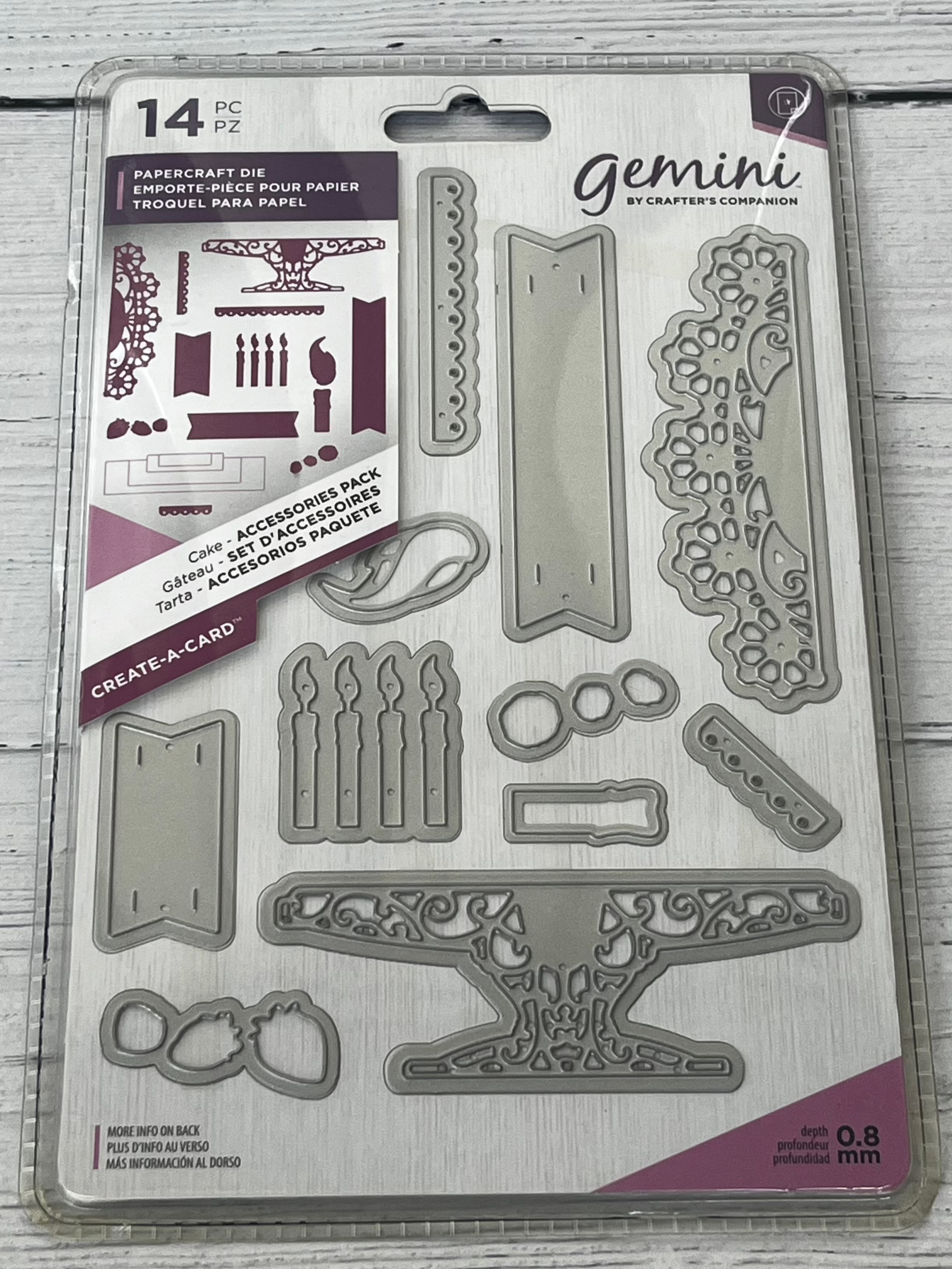 Gemini by Crafters Companion Create A Card Die Set - Inspire Creationz