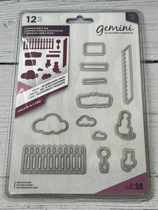 Gemini By Crafters Companion Create A Card Home Accessories Die Set - Inspire Creationz
