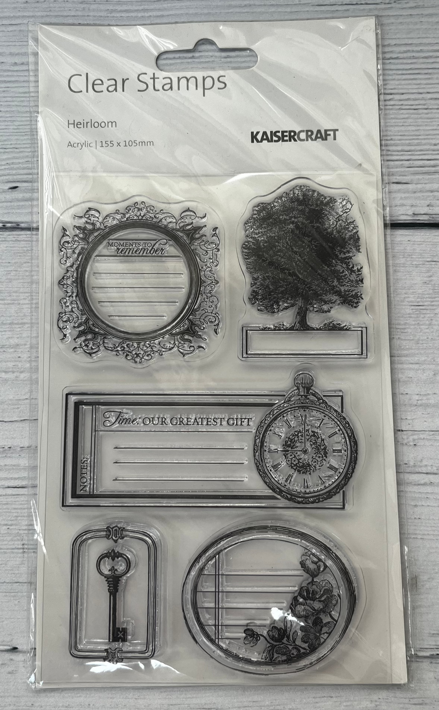 Kaisercraft Heirloom Clear Stamp Set - Inspire Creationz