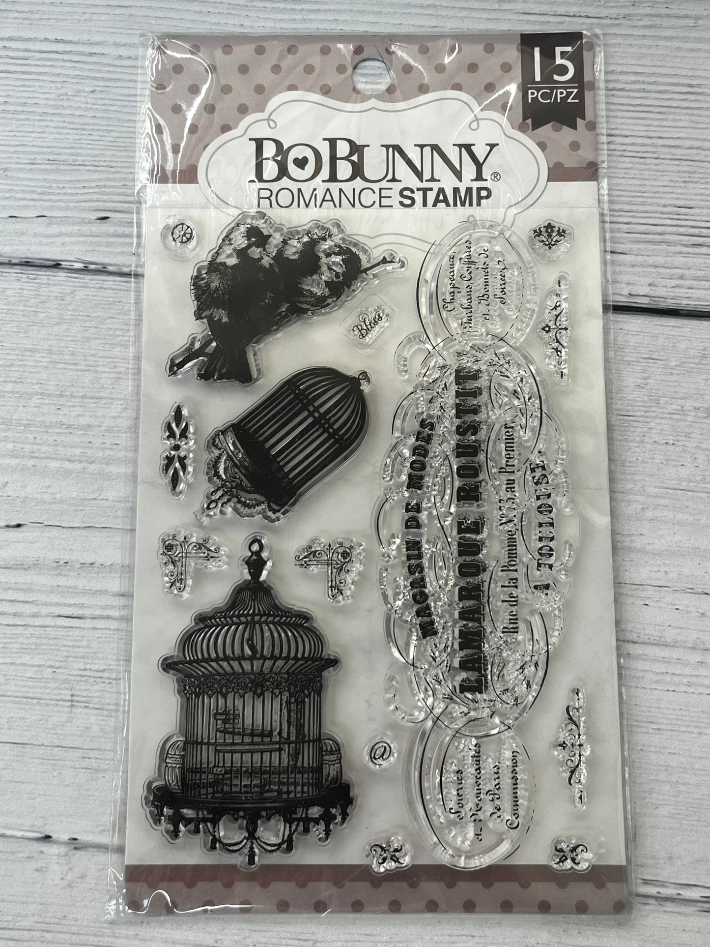 BoBunny Romane Stamp Set - Inspire Creationz