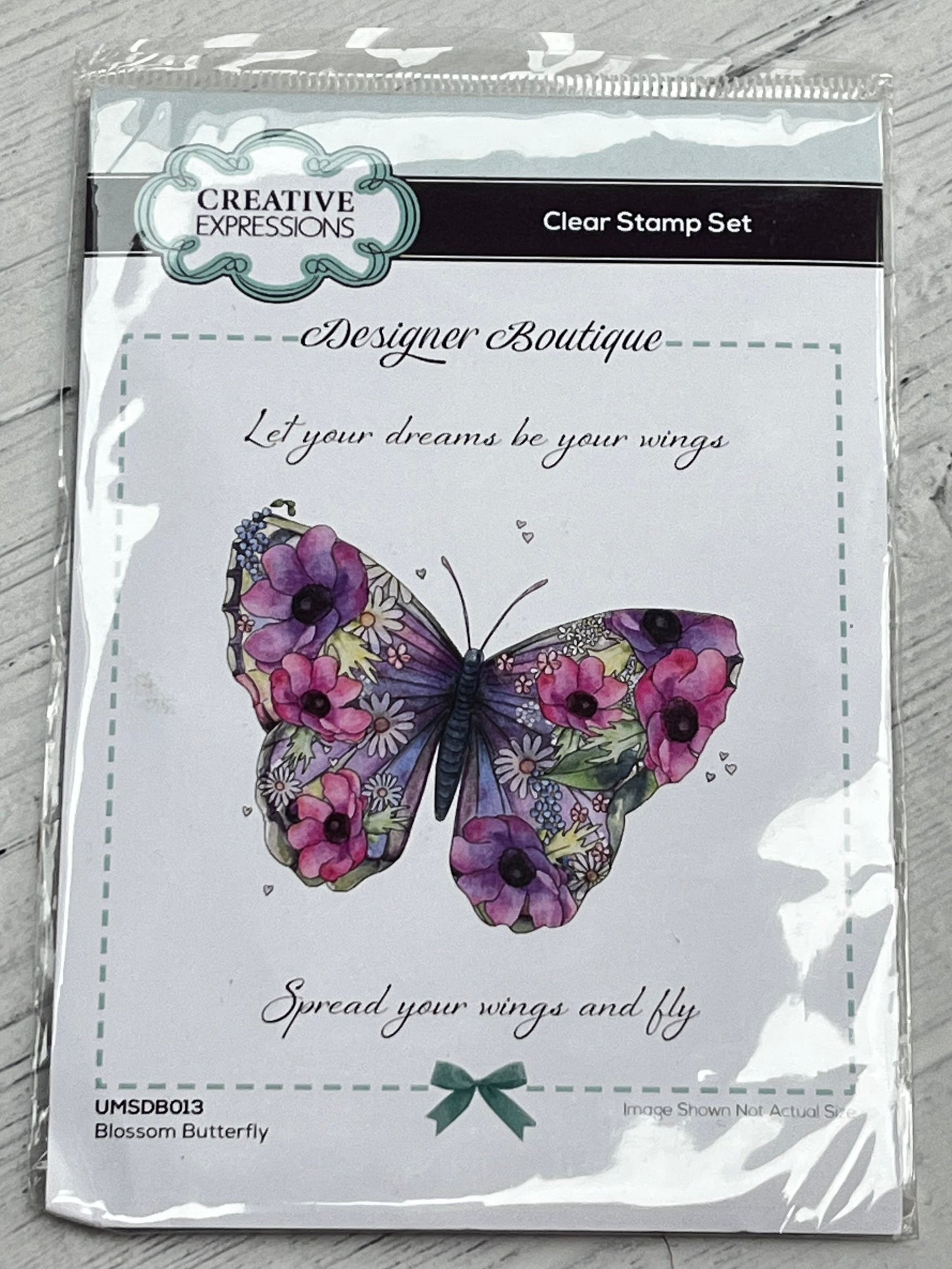 Creative Expressions Blossom Butterfly Clear Stamp Set