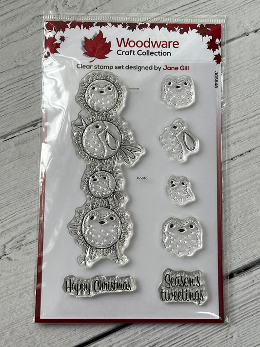 Woodware Craft Collection Bubble Robin Stack