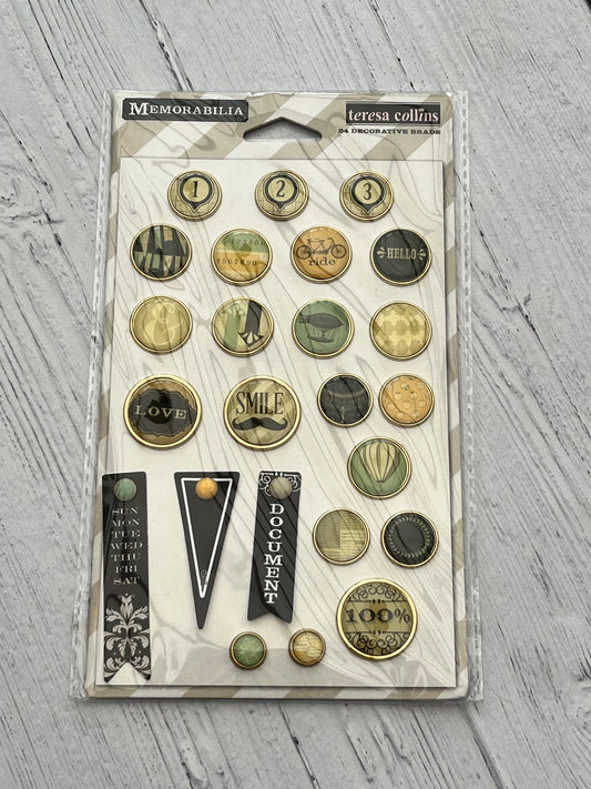Teresa Collins Memorabilia Brads