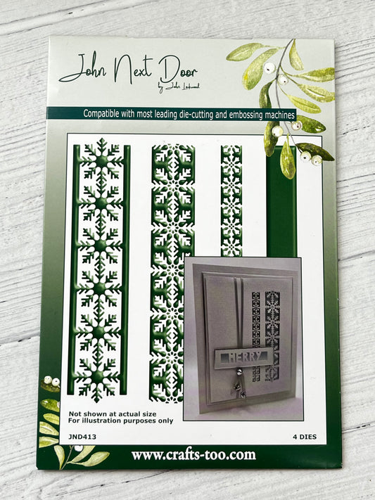 John Next Door Sam's Snowflake Panels Dies - JND413 - Inspire Creationz