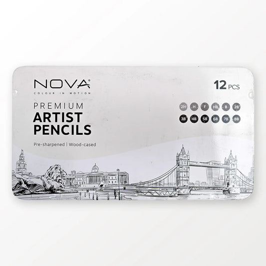 Nova Premium Artistic Pencils - Set of 12
