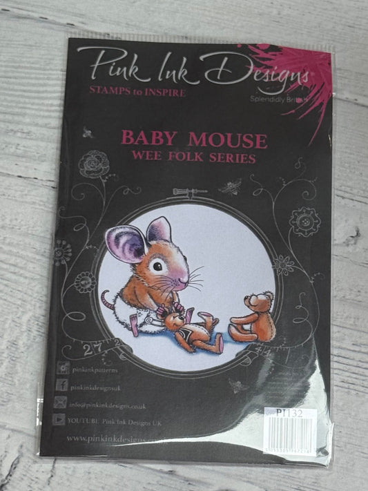 Pink Ink Design Baby Mouse Wee Folk Series  Inspire Creationz
