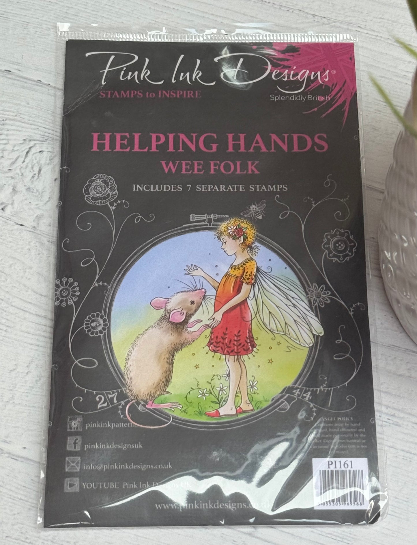 Pink Ink Designs Helping Hands Wee Folk Stamps - Inspire Creationz