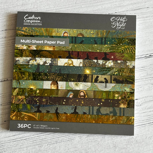 Sara Davies Signature Collection O Holy Night 6x6 Paper Pad - Inspire Creationz
