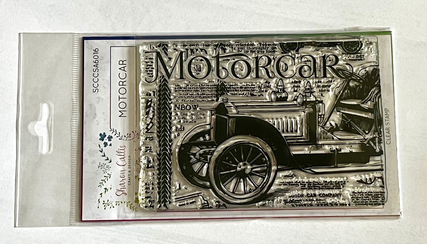 Sharon Callis Craft Motorcar A6 Acrylic Stamp - Inspire Creationz