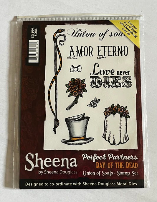 Sheena Douglas Day of the Dead Union of Souls Stamp Set - Inspire Creationz