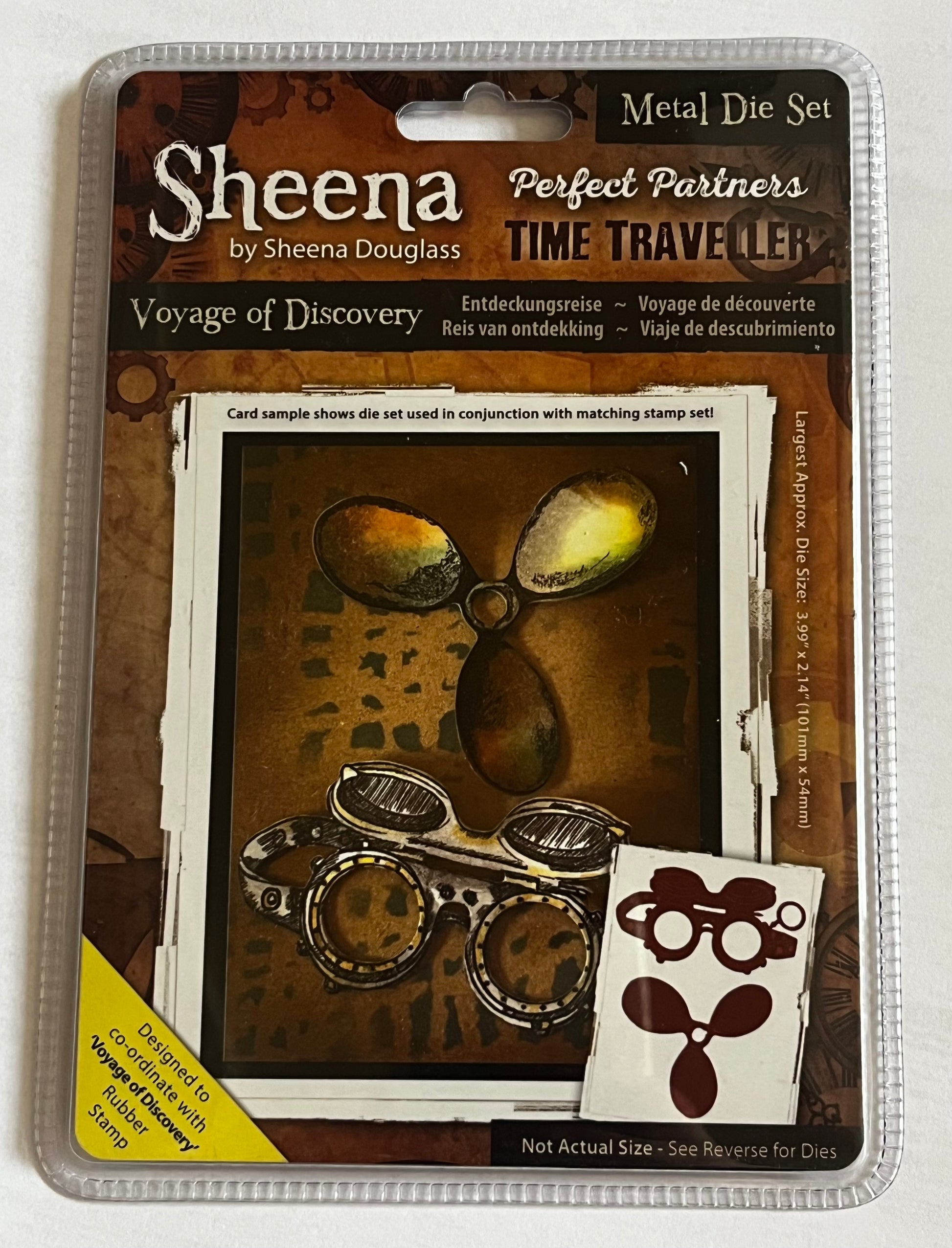Sheena Douglas Time Traveller Voyage of Discovery Die Set - Inspire Creationz
