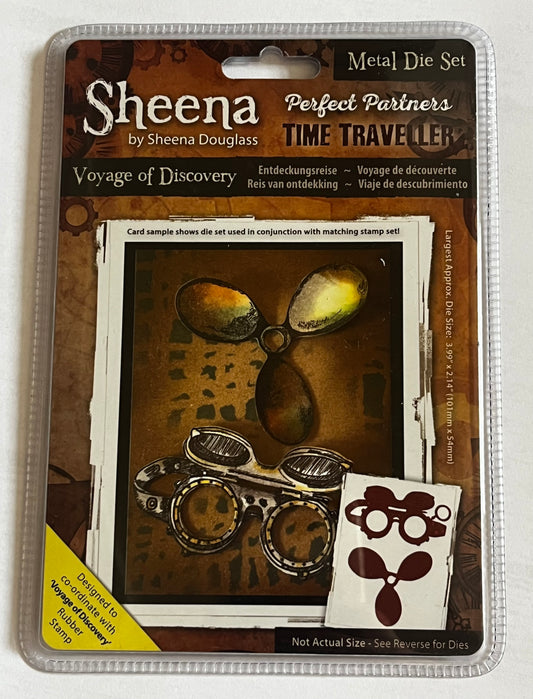 Sheena Douglas Time Traveller Voyage of Discovery Die Set - Inspire Creationz