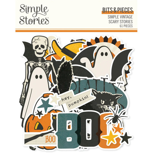 Simple Stories Vintage Scary Stories Bits &amp; Bobs (22817) - Inspire Creationz