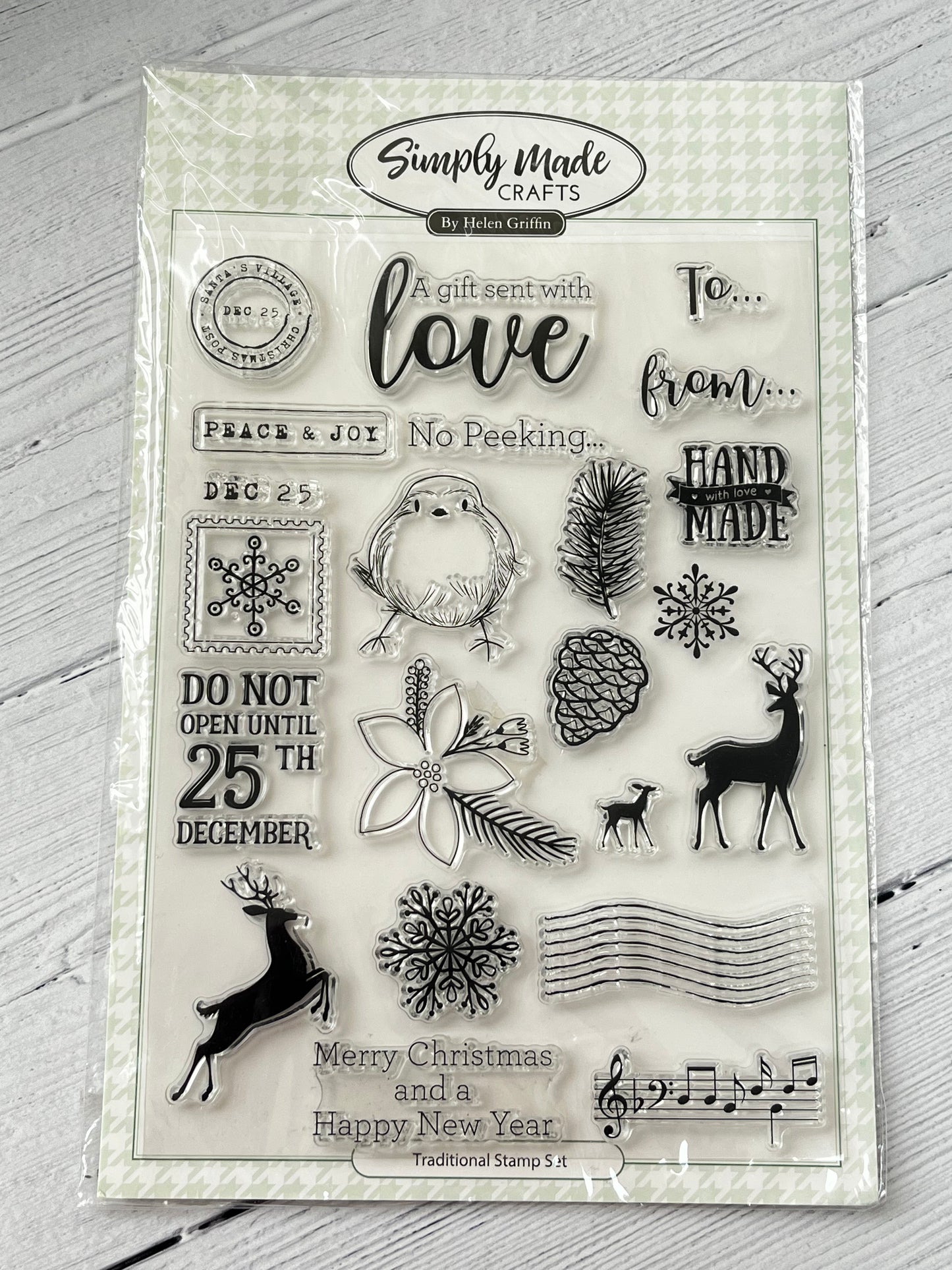 Simply Made Crafts By Helen Griffin Christmas Collection Stamp Set - Inspire Creationz