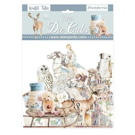 Stamperia Winter Tale Clear Die Cuts (DFLDCP07) - Inspire Creationz